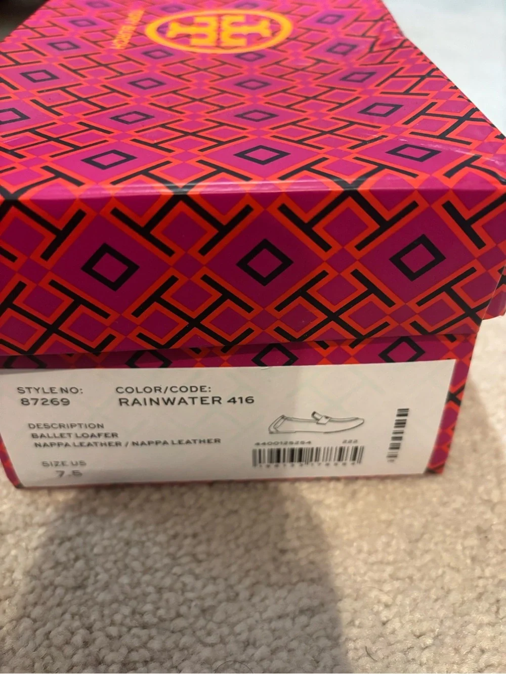 Tory Burch Ballet Loafer in Rainwater